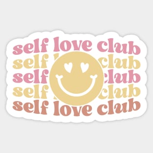 self love club Sticker